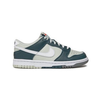 Nike Dunk Low (GS) FB9109 300 Deep Jungle/White/Light Silver