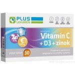 Plus Lékárna Vitamin C+D3 + zinek 30 ks – Hledejceny.cz