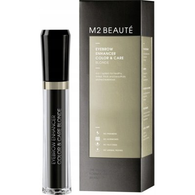 M2 Beauté Color & Care Eyebrow Enhancer gel na obočí 4 v 1 Blonde 6 ml
