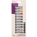 Reeves vodou ředitelné olejové barvy 12 ks 10 ml – Hledejceny.cz