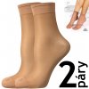 VOXX ponožky LADY socks 17 DEN 2 páry beige