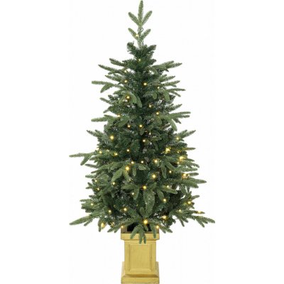HOMCOM Umělý vánoční stromek s osvětlením, 120 cm | zelený – Hledejceny.cz