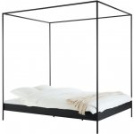 Noo.ma Eton II. s roštem Černá kovová – Zboží Mobilmania