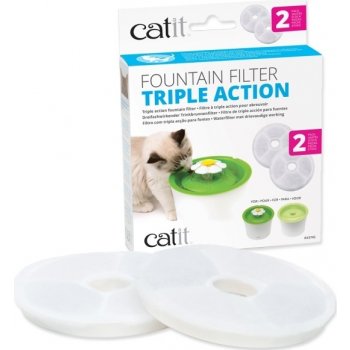 Catit Triple Action filtrační náplň pro fontánu na vodu 2 ks