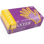 Maxter Jednorázové nitrilové rukavice modré 100 ks – Zboží Dáma