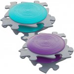 Muffik Set aktivních podložek - Rotana Šedá/tyrkys MFK-072-4 – Zbozi.Blesk.cz