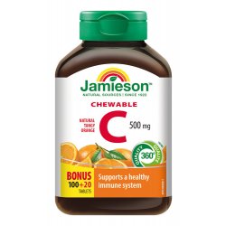 Jamieson Vitamín C 500 mg Pomeranč 120 tablet