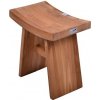 Zahradní židle a křeslo Stolička židle z týkového dřeva DIVERO P1613