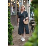 Mušelínové šaty Luka černá – Zboží Mobilmania