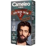 Cameleo Men Hair Color Cream 3.0 Tmavě hnědá barva na vousy a knír 30 ml – Zboží Dáma