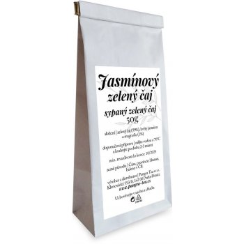 Pangea Tea Růžová čajovna Jasmínový s květy zelený čaj 50 g