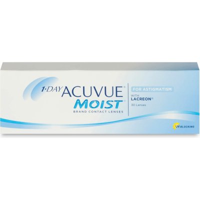 Johnson & Johnson 1-Day Acuvue Moist for Astigmatism 30 čoček – Hledejceny.cz