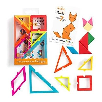 Vykrajovátka puzzle creative cookies 6ks + 20 karet - Decora – Hledejceny.cz