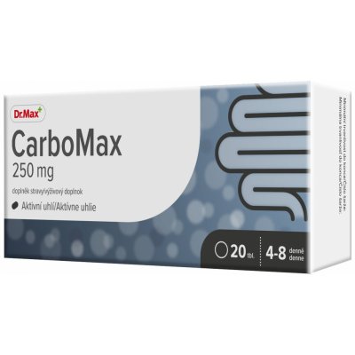 Dr.Max CarboMax 250 mg 20 tablet – Zboží Mobilmania