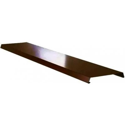 Atikový plech r.š.500mm Al Hliník 0.6mm lakovaný RAL 8017 hnědá čoko dl.2m