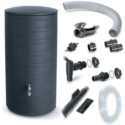 Prosperplast NOVARA antracit 280l – Zboží Dáma