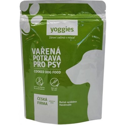 Yoggies vařená potrava pro psy krůtí a králičí maso s dýňovými semínky a kloubní výživou 6 x 650 g – Sleviste.cz