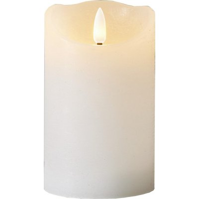 Star trading LED svíčka FLAMME RUSTIC 12,5 cm bílá – Hledejceny.cz
