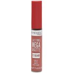 Rimmel London Lasting Mega Matte Liquid Lip Colour Rtěnka Coral Sass 7,4 ml – Zboží Mobilmania