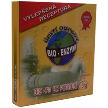 Bio-enzym Bio P3 do potrubí 100 g