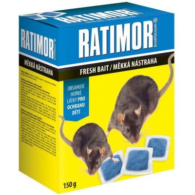 MAT JED RATIMOR BRODIFACOUM MĚKKÁ NÁSTRAHA 150 g – Hledejceny.cz