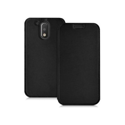 Pouzdro Kwmobile Flipový kryt Lenovo Moto G4 černé