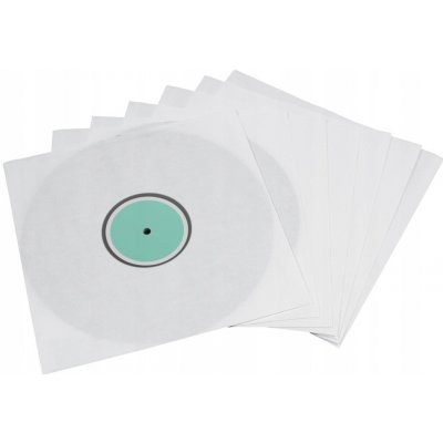 Hama vnitřní ochranné obaly na gramofonové desky (vinyl/LP), bílé, 10 ks – Zboží Živě