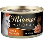 Miamor Feine Filets tuňák & křepelčí vejce jelly 100 g – Hledejceny.cz