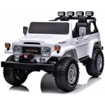 KidVolt Toyota LAND CRUISER bílá – Zboží Mobilmania