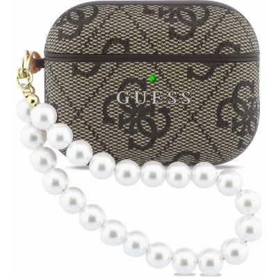 Guess PU 4G Classic Logo Pearl Strap Pouzdro pro AirPods Pro 3 Brown GUAP3P4E4PSW – Zbozi.Blesk.cz