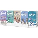 Happy kapesníky 3-vrstvé 9 x 10 ks – Hledejceny.cz