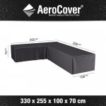 Aerocover 7946 Ochranný obal na zahradní rohovou sedačku 330x255x100 v.70 cm levý roh – Hledejceny.cz