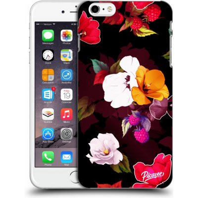 Pouzdro Picasee silikonové Apple iPhone 6 Plus/6S Plus - Flowers and Berries čiré