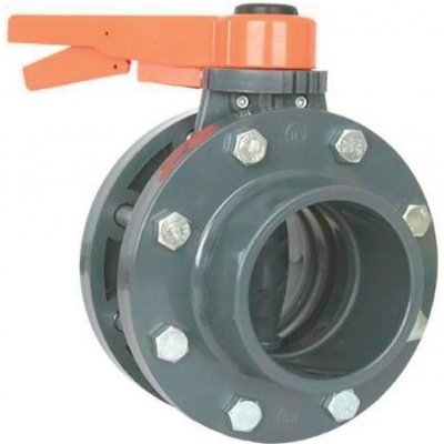 Vágner Pool PVC tvarovka - Uzavírací klapka s přírubou - 63 mm – Hledejceny.cz