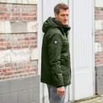 Blancheporte nepromokavá parka s kapucí s fleecem khaki – Zboží Mobilmania