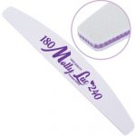 MollyLac Pilník na nechty loďka biely HIGH QUALITY 180/240 – Hledejceny.cz
