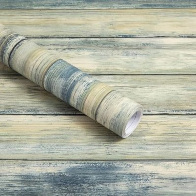 Abyssaly lepicí fólie na nábytek s imitací dřeva, modrá, samolepicí fólie na nábytek 40 cm x 500 – Sleviste.cz