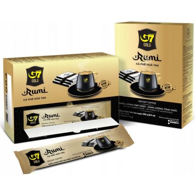 Trung Nguyen G7 Gold Rumi Instantní káva 14 x 18 g – Zbozi.Blesk.cz