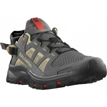 Salomon Techamphibian 5 471149 pánské síťované sandály i do vody pewter moth fiery red