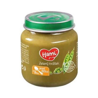 Hami Zelený hrášek první lžička 125 g