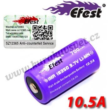 Efest Baterie IMR 18350 V2 700mAh