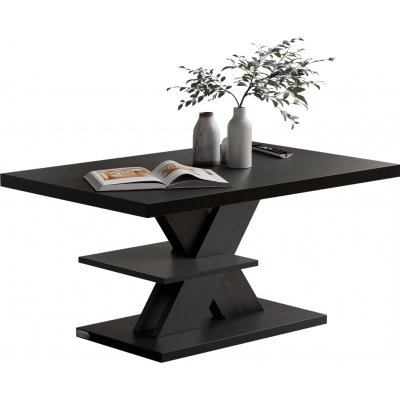 FurniGO Detroit 90x60x45cm černá – Zboží Dáma