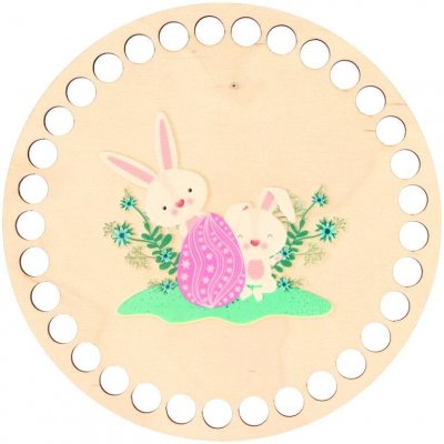 Natana na háčkování Velikonoce zajíčky NAT021 15cm – Zbozi.Blesk.cz