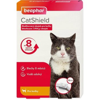 CatShield medikovaný obojek pro kočky 1,918 g 35 cm