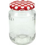 M.A.T. GROUP sklenice zavařovací TWIST 66 + víčka PUNTÍK 8ks x 370ml – Sleviste.cz