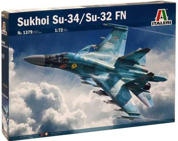 Italeri Model Kit letadlo 1379 SUKHOI SU-34/SU-32 FN 1:72