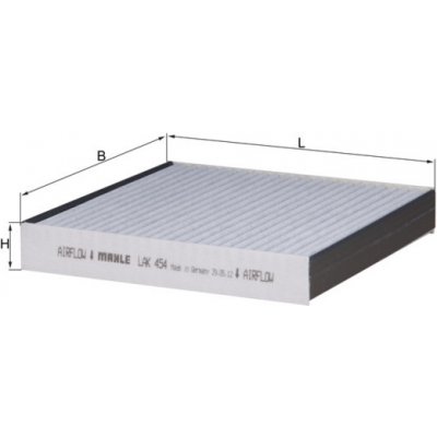 MAHLE ORIGINAL Filtr, vzduch v interiéru LAK454 – Hledejceny.cz