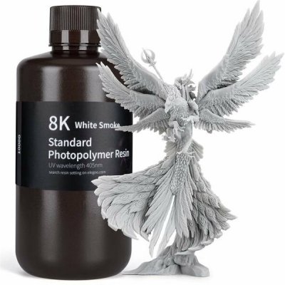 ELEGOO 8K Standard Resin 1KG White Smoke 50.103.0131 – Zboží Živě