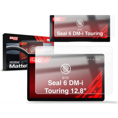 GRIZZ Protector, Ochranná fólie na display 2v1 Matte, BYD Seal 6 DM-i, 2025- , Display 12,8" – Zboží Živě