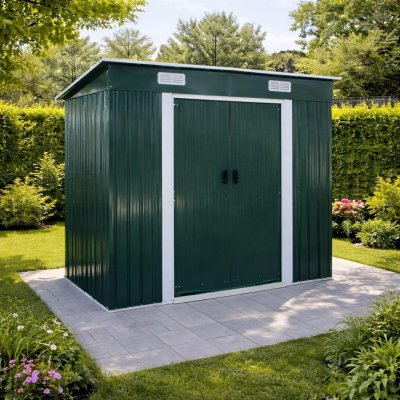 BestBerg BBSH-407GR 2,8 m² 130 x 213 x 191 cm zelená – Sleviste.cz
